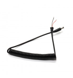 dc5.5*2.1male with SR spring coild power Cable extension power cable